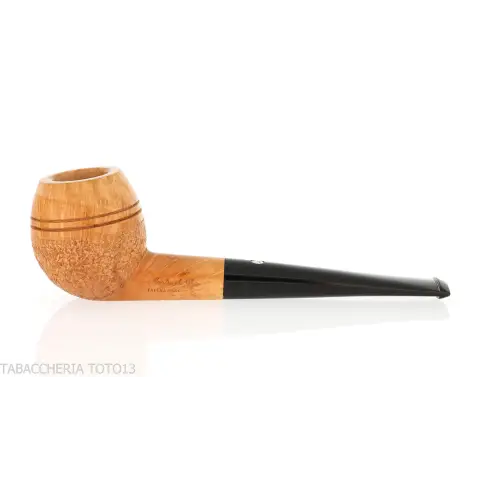 Mastro de Paja apple cutty shape pipe in rusticated briar - Tobacco Pipes - Natural root