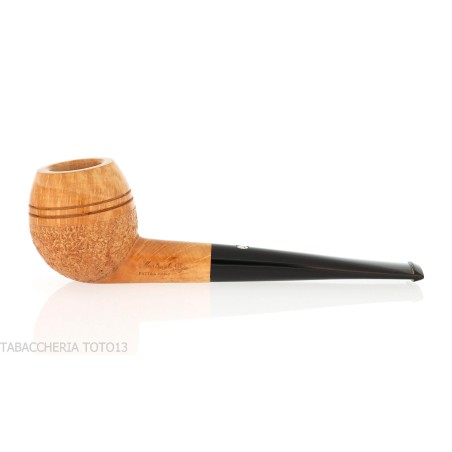 Mastro de Paja forma apple cutty in radica rusticata - Pipe