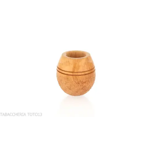Mastro de Paja apple cutty shape pipe in rusticated briar - Tobacco Pipes - Natural root