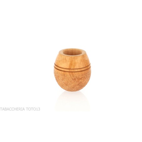 Mastro de Paja Pipe cutty Apple en bruyère rustique - Pipe Pour le Tabac - Racine naturelle