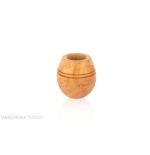 Mastro de Paja forma apple cutty in radica rusticata - Pipe