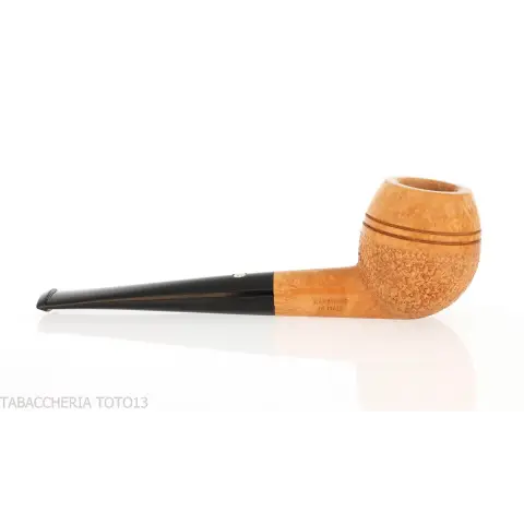 Mastro de Paja apple cutty shape pipe in rusticated briar - Tobacco Pipes - Natural root