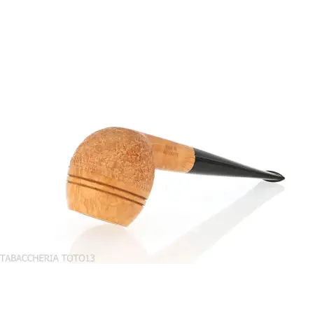 Mastro de Paja apple cutty shape pipe in rusticated briar - Tobacco Pipes - Natural root