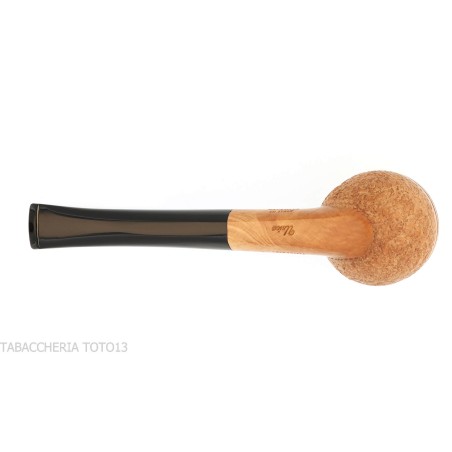 Mastro de Paja forma apple cutty in radica rusticata - Pipe