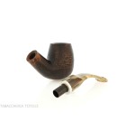 Pipa Revolution Mammuth forma de billar curvada en brezo pulido con chorro de arena - Pipas de Tabaco