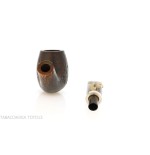 Pipa Revolution Mammuth forma de billar curvada en brezo pulido con chorro de arena - Pipas de Tabaco
