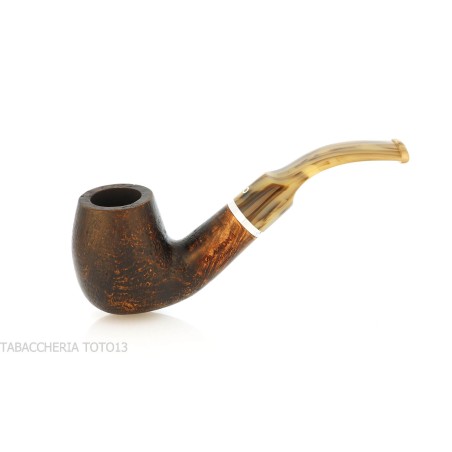 Pipe Révolution Mammuth courbée forme billard en bruyère sablée - Pipe Pour le Tabac - Racine naturelle
