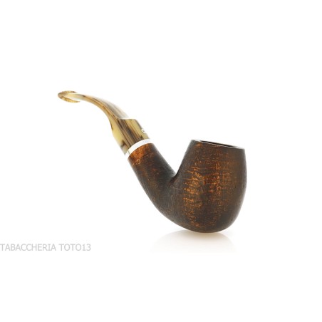 Pipa Revolution Mammuth forma de billar curvada en brezo pulido con chorro de arena - Pipas de Tabaco