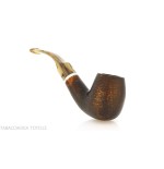 Pipe Révolution Mammuth courbée forme billard en bruyère sablée - Pipe Pour le Tabac - Racine naturelle