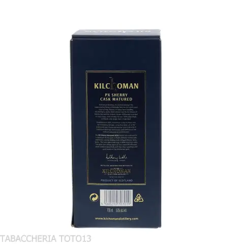 Kilchoman PX Sherry Cask Matured Vol.50% Cl.70 - Spiritueux - Malt biologique
