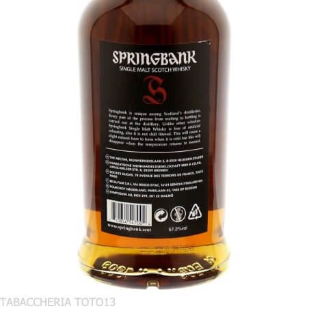 Springbank 12 Y.O. cask Strength Batch 25 Vol.57,2% Cl.70 - Springbank Distillery