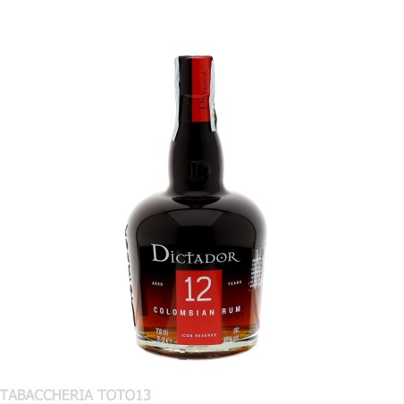 Dictador 12 Y.o. ron Colombia Vol.40% Cl.70 - Licores