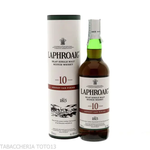 Laphroaig 10 y.o. Sherry oak finish Vol.48% Cl.70 - Spiritueux - Malt