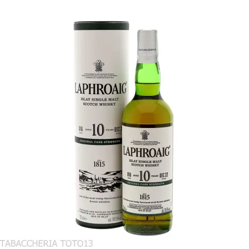 Laphroaig 10 y.o. cask strength Vol.58,5% Cl.70 - Licores