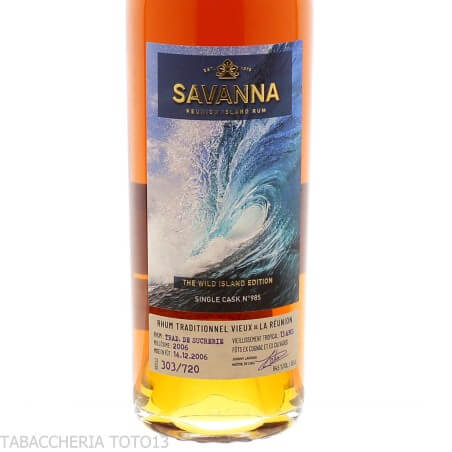Savanna the wild island edition 2006 13 Ans ex Cognac et ex calvados Cask Vol.64,5% Cl.50 - Savanna Distillery