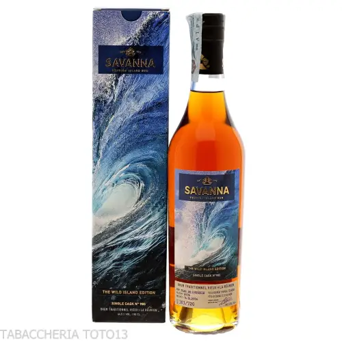 Savanna the wild island edition 2006 13 Ans ex Cognac et ex calvados Cask Vol.64,5% Cl.50 - Spiritueux - Mélasse