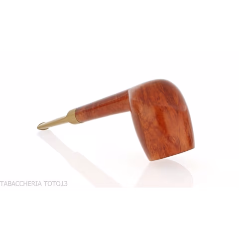 Francesco Ganci pipa forma billiard in radica finitura lucida - Pipe