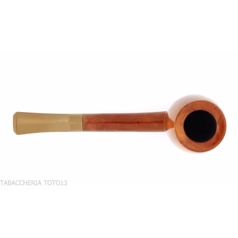 Francesco Ganci pipa forma billiard in radica finitura lucida - Pipe