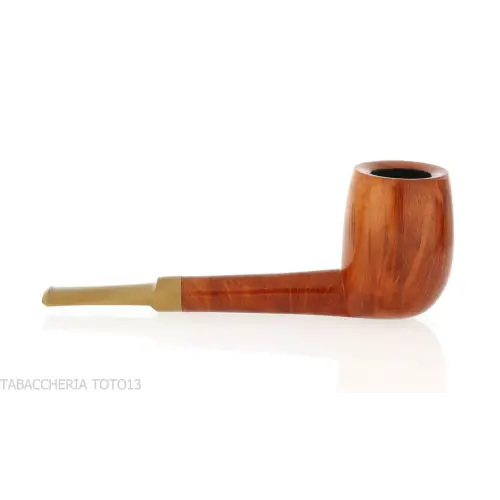 Francesco Ganci pipa forma billiard in radica finitura lucida - Pipe