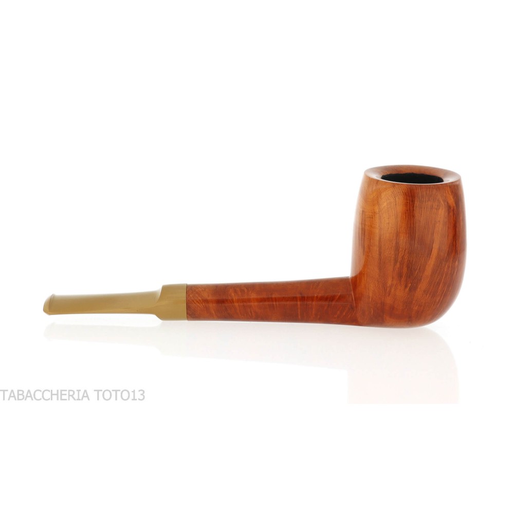 Pipa de brezo con forma de billar Francesco Ganci, acabado brillante - Pipas de Tabaco