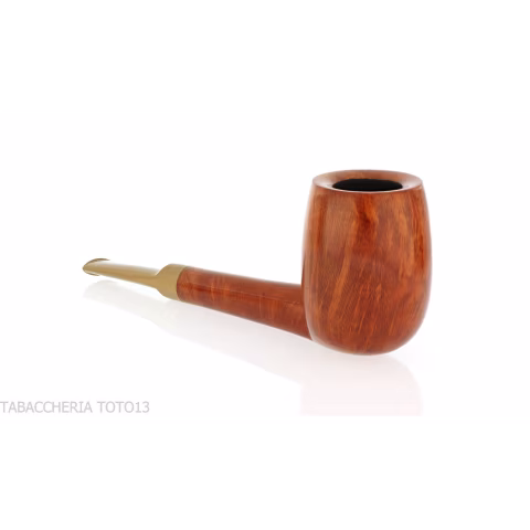 Francesco Ganci pipa forma billiard in radica finitura lucida - Pipe