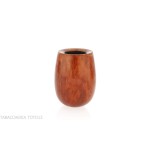 Francesco Ganci billiard shaped briar pipe with polished finish - Tobacco Pipes - Natural root