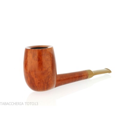 Pipa de brezo con forma de billar Francesco Ganci, acabado brillante - Pipas de Tabaco