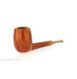 Francesco Ganci billiard shaped briar pipe with polished finish - Tobacco Pipes - Natural root