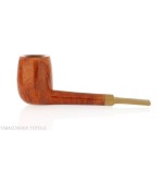 Francesco Ganci billiard shaped briar pipe with polished finish - Tobacco Pipes - Natural root