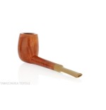 Francesco Ganci billiard shaped briar pipe with polished finish - Tobacco Pipes - Natural root