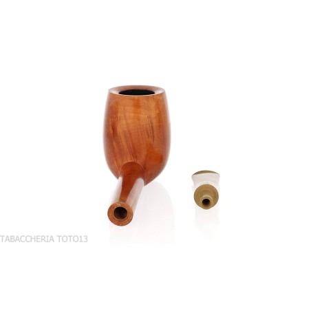 Pipa de brezo con forma de billar Francesco Ganci, acabado brillante - Pipas de Tabaco