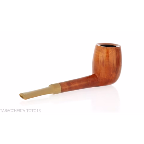 Francesco Ganci pipa forma billiard in radica finitura lucida - Pipe