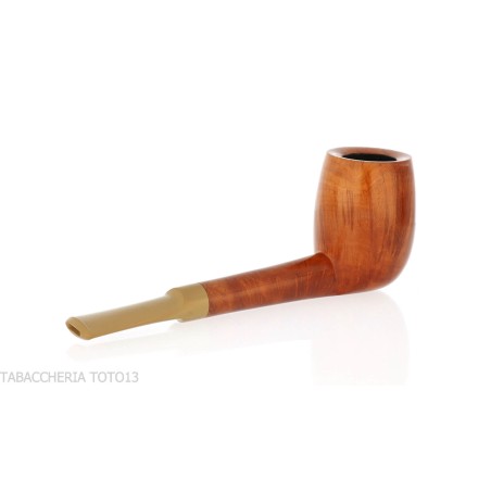 Pipa de brezo con forma de billar Francesco Ganci, acabado brillante - Pipas de Tabaco