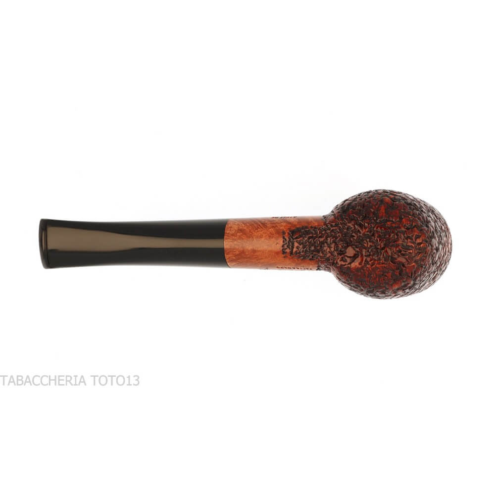 Pipe de billard droite Mastro de Paja en bruyère rustiquée - Mastro de Paja