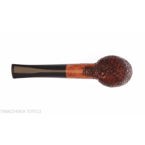 Mastro de Paja forma billiard dritta in radica rusticata - Pipe