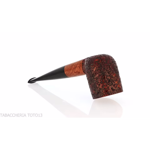 Mastro de Paja forma billiard dritta in radica rusticata - Pipe