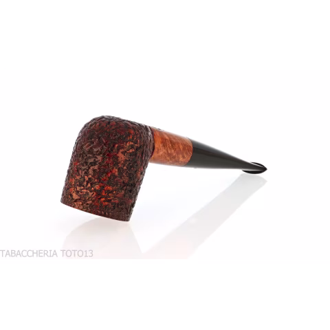 Mastro de Paja forma billiard dritta in radica rusticata - Pipe