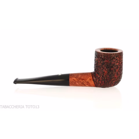 Mastro de Paja forma billiard dritta in radica rusticata - Pipe