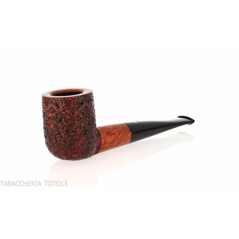 Mastro de Paja forma billiard dritta in radica rusticata - Pipe