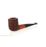 Mastro de Paja straight billiard pipe in rusticated briar - Tobacco Pipes - Natural root