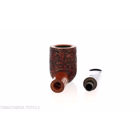 Mastro de Paja forma billiard dritta in radica rusticata - Pipe