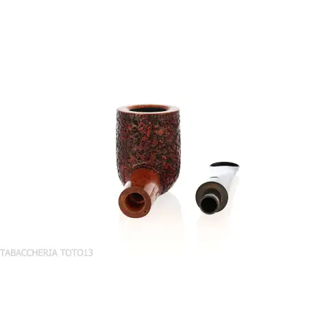 Mastro de Paja straight billiard pipe in rusticated briar - Tobacco Pipes - Natural root