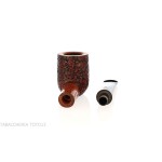 Pipe de billard droite Mastro de Paja en bruyère rustiquée - Mastro de Paja