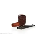 Mastro de Paja straight billiard pipe in rusticated briar - Tobacco Pipes - Natural root