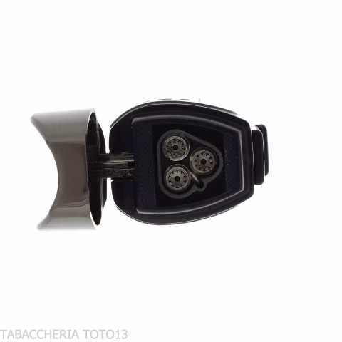 Accendino Ronson Mistral jet flame finitura Gun Metal Satin - Accendini