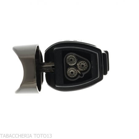 Ronson Mistral jet flame lighter Gun Metal Satin finish - Ronson Lighter