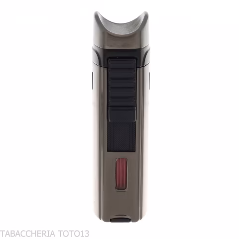Accendino Ronson Mistral jet flame finitura Gun Metal Satin - Accendini