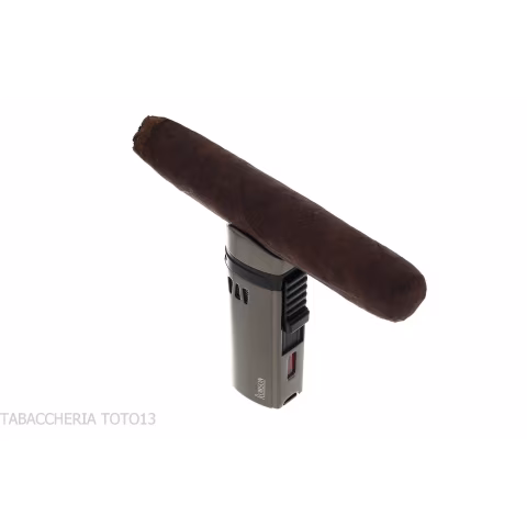 Accendino Ronson Mistral jet flame finitura Gun Metal Satin - Accendini