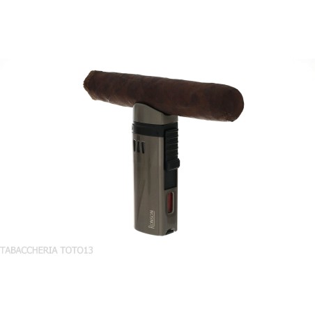 Ronson Mistral Jet Flame-Feuerzeug mit Gun Metal Satin-Finish - Feuerzeuge