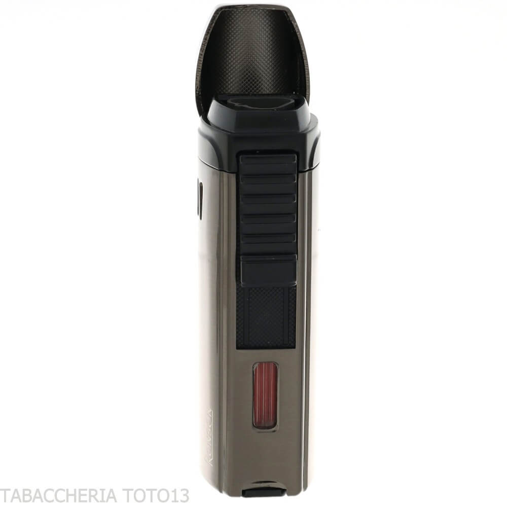 Ronson Mistral jet flame lighter Gun Metal Satin finish - Ronson Lighter